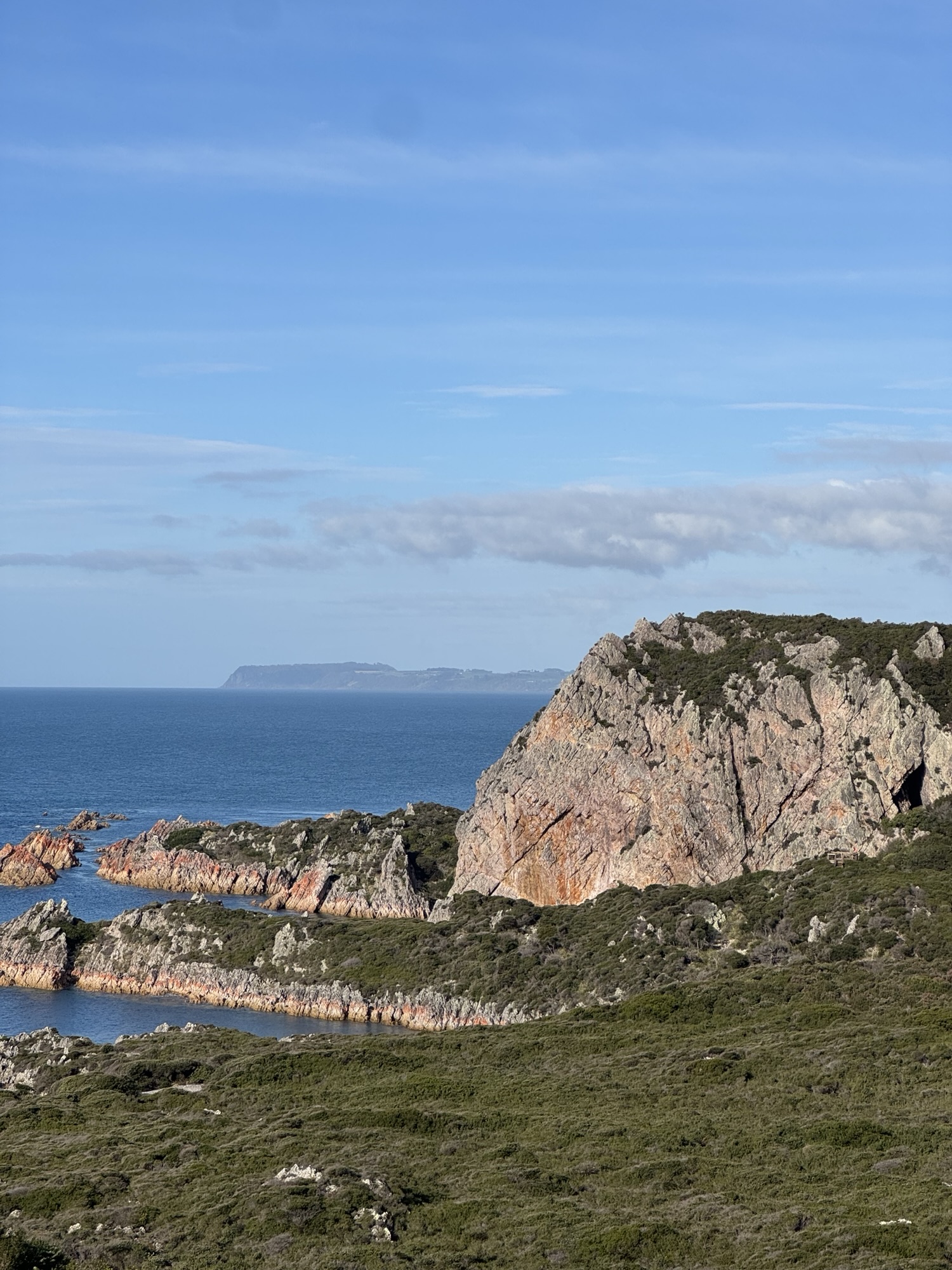 Table cape peaking through